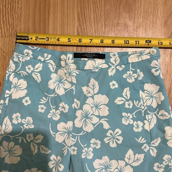 MaxMari Weekend Women’s Size 6 Hibscus Floral Pattern Pant - Picture 5 of 8
